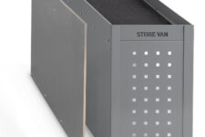 Wheel arch box with sheet metal or wooden front panels