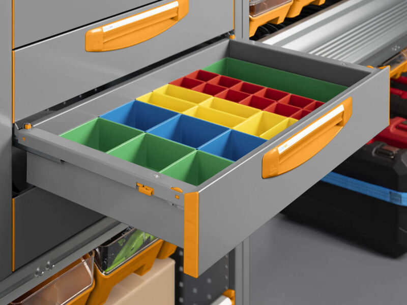 Schubladensysteme für Transporter