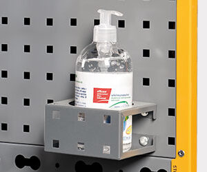 Hand sanitiser dispenser holder