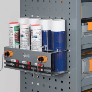 Aerosol can and silicone cartridge holder kit