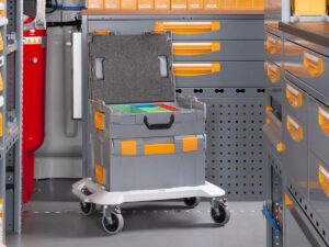 Store Roll platform trolley for tool cases
