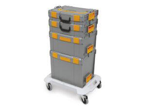 Carrello porta valigette per furgone 