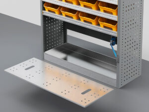 Vasca di contenimento per scaffale
