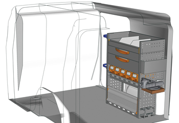 Przykładowa zabudowa do Doblò DO-0710-P3