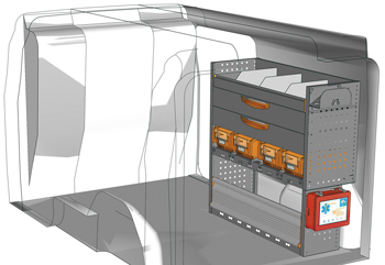 Przykładowa zabudowa do furgone Fiat Doblò L2 H1 DO-1010-02