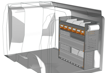 Przykładowa zabudowa do furgone Fiat Doblò L2 H1 DO-1010-04