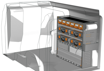 Przykładowa zabudowa do Doblò DO-1010-M1