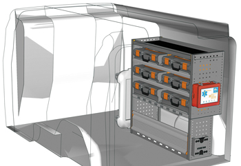 Przykładowa zabudowa do Doblò DO-1010-M2