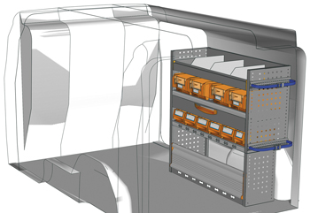 Przykładowa zabudowa do Doblò DO-1010-P1