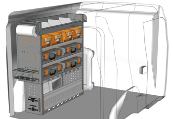 Przykładowa zabudowa do Doblò DO-1011-M1