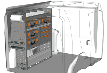Przykładowa zabudowa do Doblò DO-1011-M2