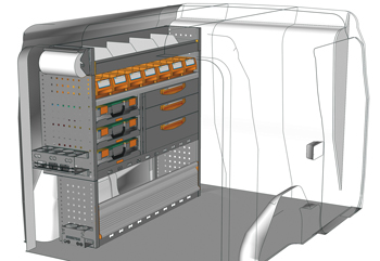Przykładowa zabudowa do Doblò DO-1211-P1