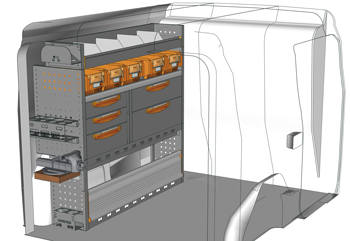 Przykładowa zabudowa do Doblò DO-1211-P3