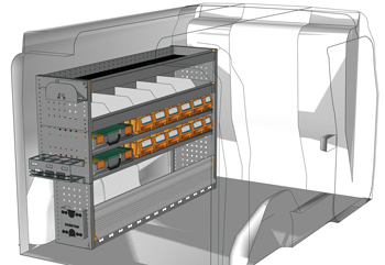 Przykładowa zabudowa do furgone Fiat Doblò L2 H1 DO-1510-01