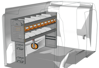 Przykładowa zabudowa do furgone Fiat Doblò L2 H1 DO-1510-03