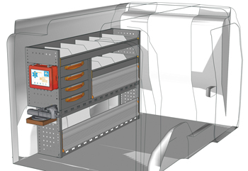 Przykładowa zabudowa do furgone Fiat Doblò L2 H1 DO-1510-04