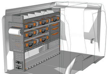 Przykładowa zabudowa do Doblò DO-1511-M2