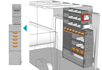 Przykładowa zabudowa do NV300 / Primastar TA-1217-09
