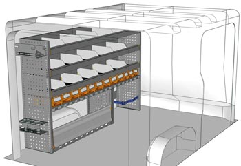 Esempio di allestimento per Nissan NV300 / Primastar L1 H1 TA-1912-01