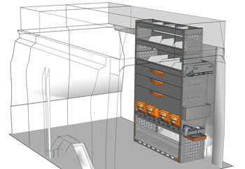 Przykładowa zabudowa do CU 1017 05