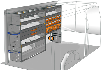 Przykładowa zabudowa do CU 2213 03