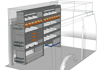 Przykładowa zabudowa do CU 2216 03