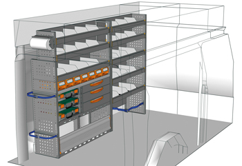 Przykładowa zabudowa do CU 2216 05