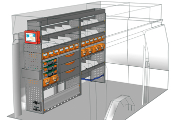 Przykładowa zabudowa do CU 2216 06