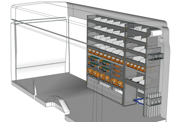 Zabudowie Transit TR 2218 P6