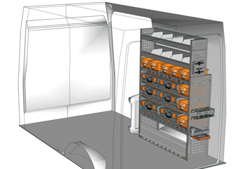 Przykładowa zabudowa do H350 HH-1217-M1
