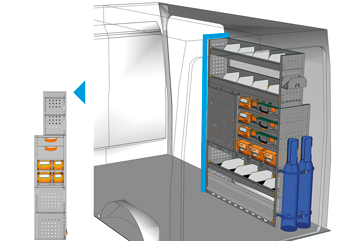 Przykładowa zabudowa do H350 HH-1217-P3