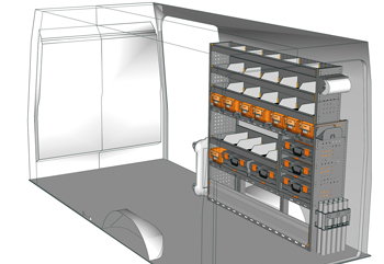 Przykładowa zabudowa do H350 HH-1717-M1
