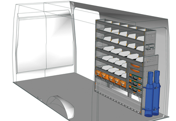 Przykładowa zabudowa do H350 HH-1717-P1