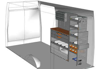 Przykładowa zabudowa do H350 HH-1717-P2