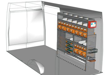 Przykładowa zabudowa do H350 HH-1717-P3