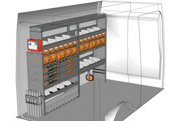 Przykładowa zabudowa do H350 HH-2417-P2