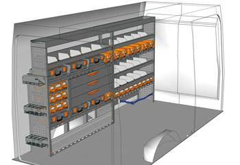Przykładowa zabudowa do H350 HH-3217-M1