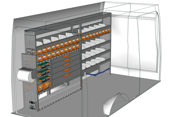Przykładowa zabudowa do H350 HH-3217-P1