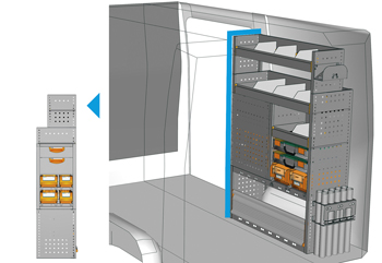 Wyposażenie samochodów dostawczych Sprinter SP 1015 11