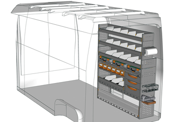 Wyposażenie samochodów dostawczych Sprinter SP 1517 P1
