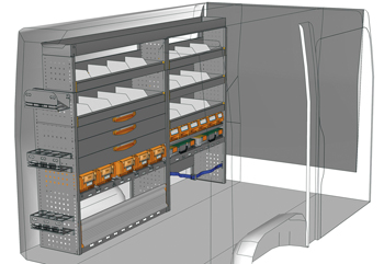 Wyposażenie samochodów dostawczych Sprinter SP 2215 06