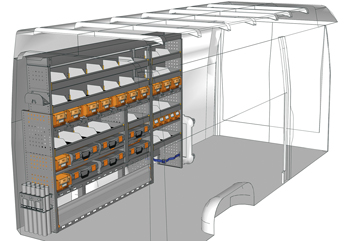 Wyposażenie samochodów dostawczych Sprinter SP 2417 M1