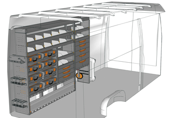 Wyposażenie samochodów dostawczych Sprinter SP 2417 M3