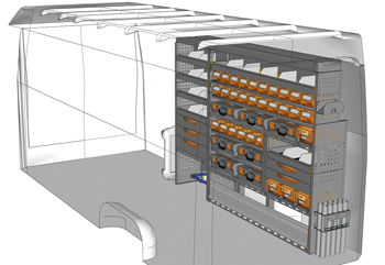 Wyposażenie samochodów dostawczych Sprinter SP 2417 M5