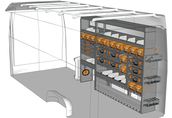 Wyposażenie samochodów dostawczych Sprinter SP 2417 M6