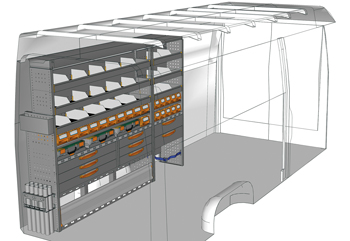 Wyposażenie samochodów dostawczych Sprinter SP 2417 P3