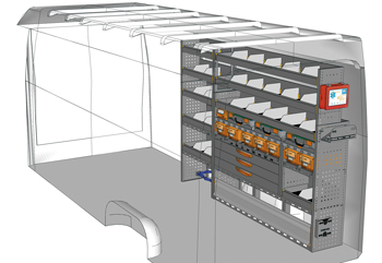 Wyposażenie samochodów dostawczych Sprinter SP 2417 P4