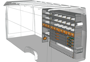 Wyposażenie samochodów dostawczych Sprinter SP 2417 P5