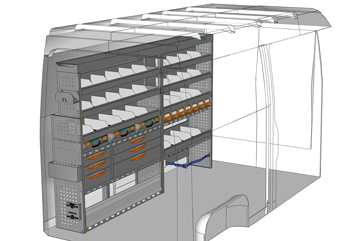 Wyposażenie samochodów dostawczych Sprinter SP 2717 P1