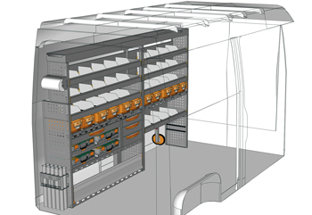 Wyposażenie samochodów dostawczych Sprinter SP 2717 P2